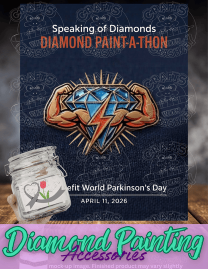 "Paint Away Parkinsons 2026" Premium Accessories for Diamond Painting