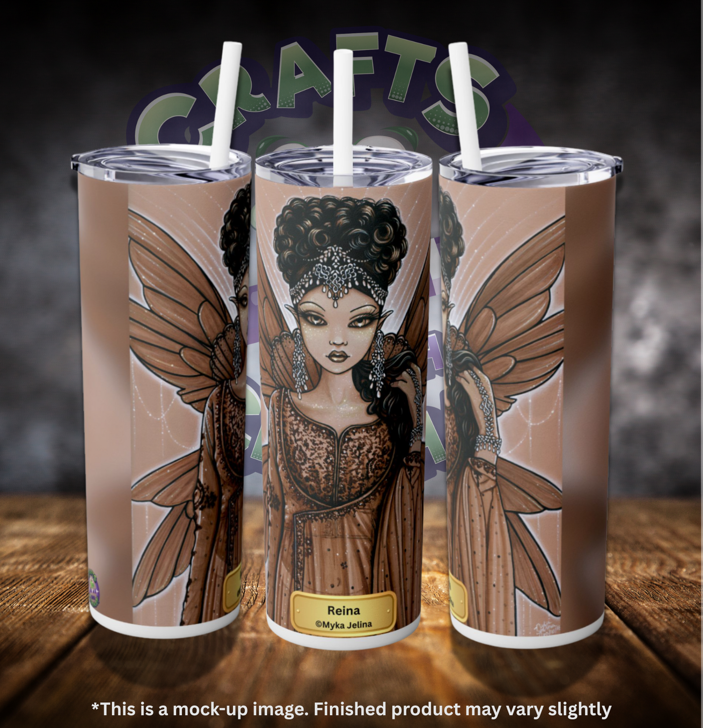 Reina by ©Myka Jelina 20oz Skinny Tumbler