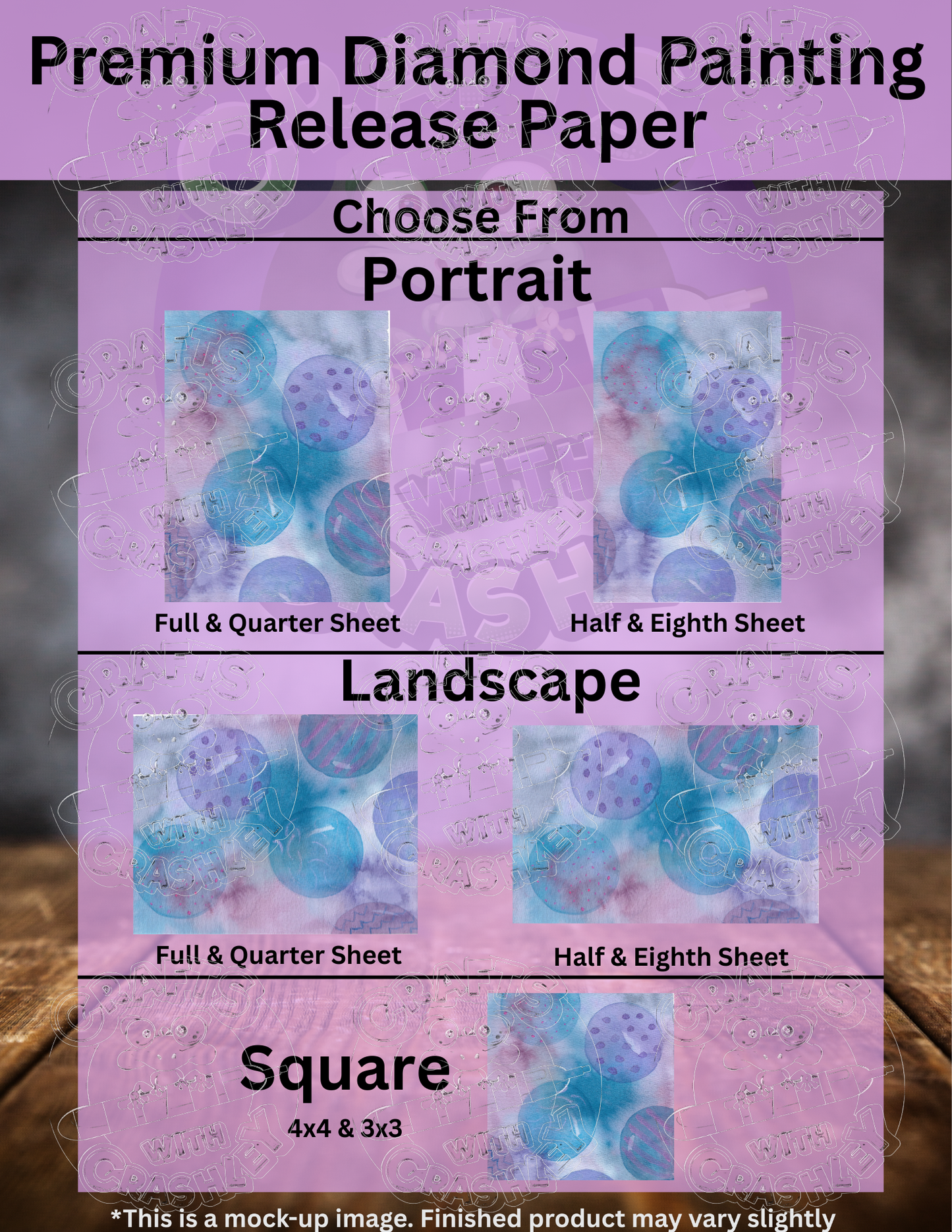 "Blue Balls" by ©Crafting & Crime Daily Premium Accessories for Diamond Painting