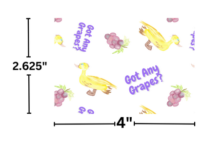 "Got Any Grapes" by Crafting Journey Decorative Diamond Painting Release Papers