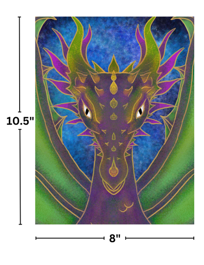 "Gulleldur The Dragon" by Kaleena Kollmeier Decorative Diamond Painting Release Papers