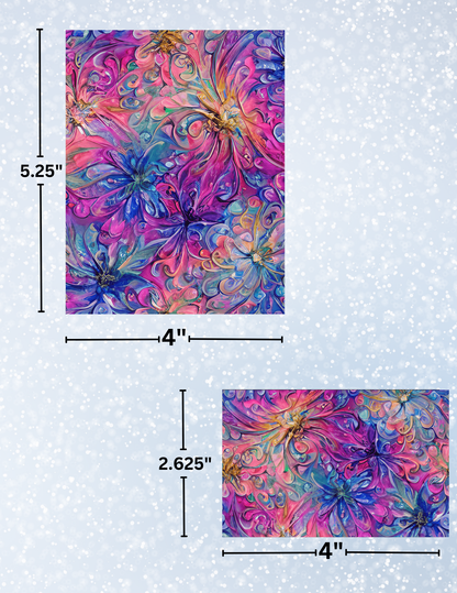 "Peacock Splash" Decorative Diamond Painting Release Papers