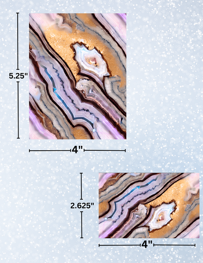 "Close Up Marble" Decorative Diamond Painting Release Papers
