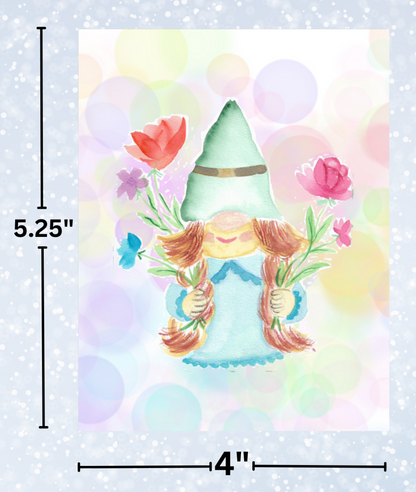 "Spring Gnome" by Crafting Journey Decorative Diamond Painting Release Papers