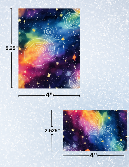 "Space Swirls" Decorative Diamond Painting Release Papers