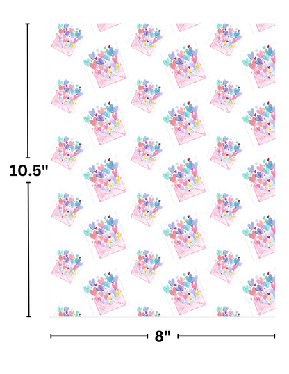 "Love Letter" by Crafting Journey Decorative Diamond Painting Release Papers