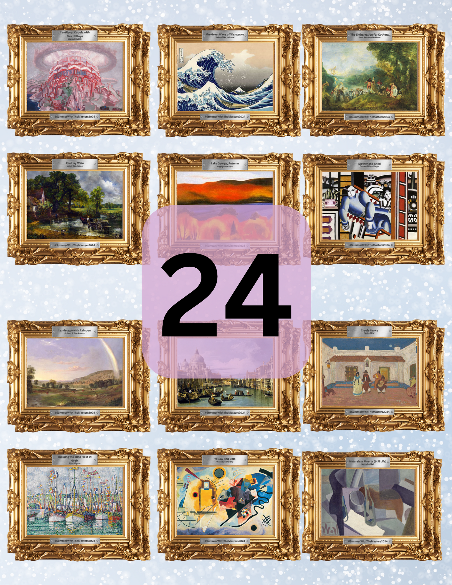 "#SummerWithTheMasters2024" Premium Diamond Painting Release Papers