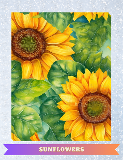 "Sunflowers" Decorative Diamond Painting Release Papers