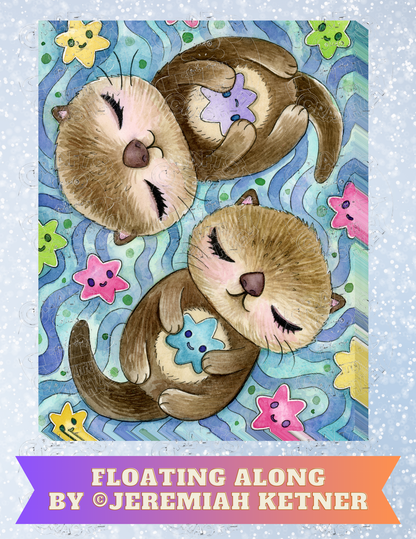 "Floating Along" by ©Jeremiah Ketner Decorative Diamond Painting Release Papers