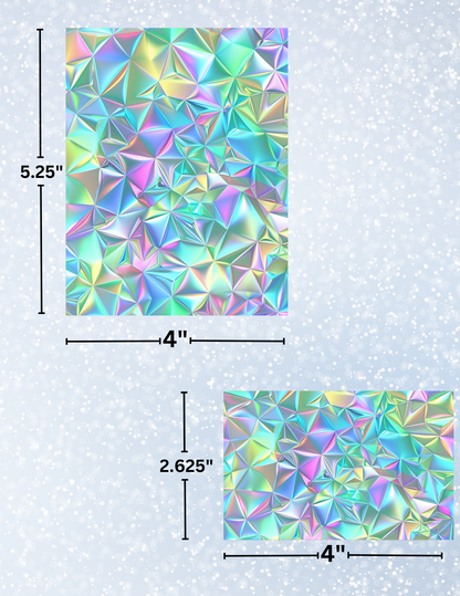 "Holographic Glass" Decorative Diamond Painting Release Papers