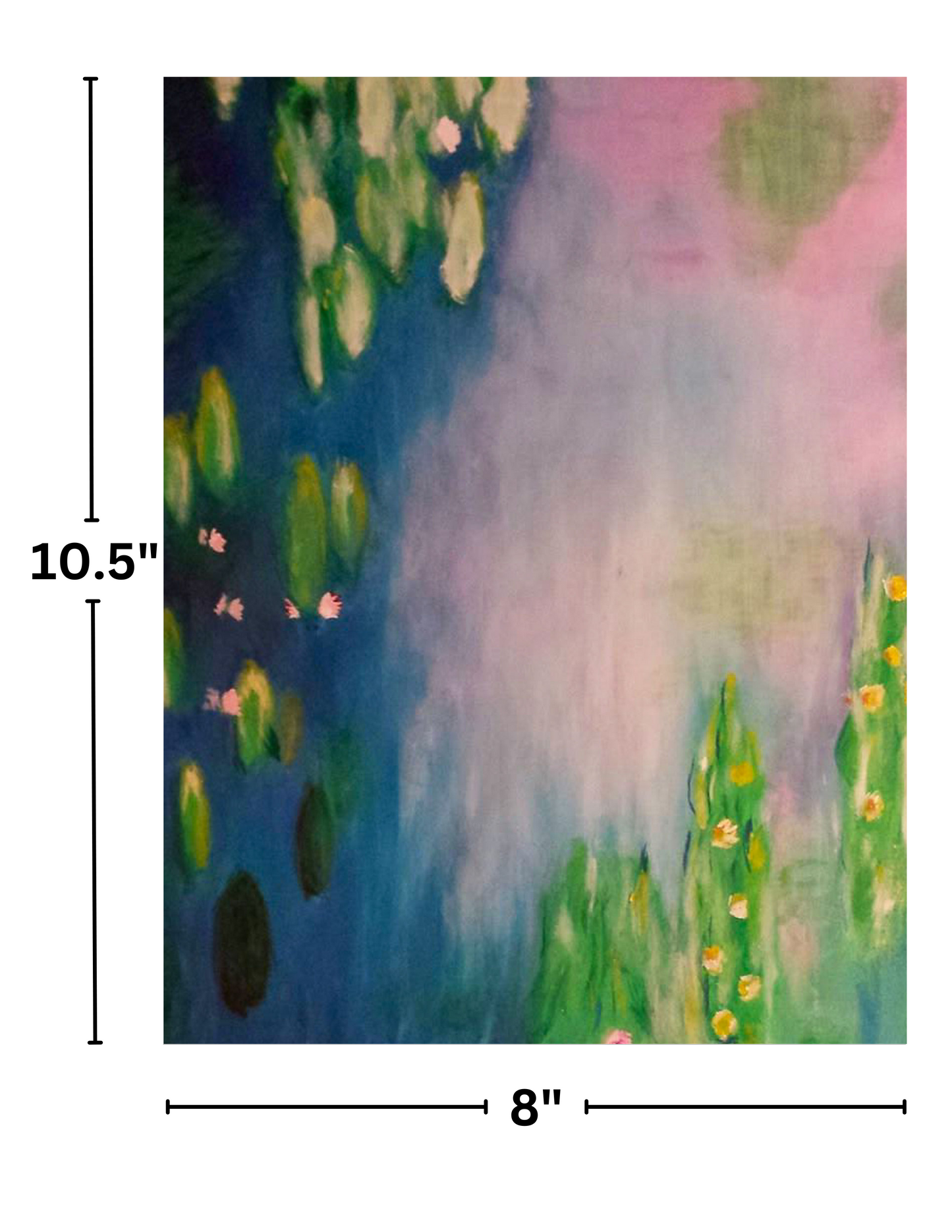 "Waterlilies" by Kaleena Kollmeier Decorative Diamond Painting Release Papers