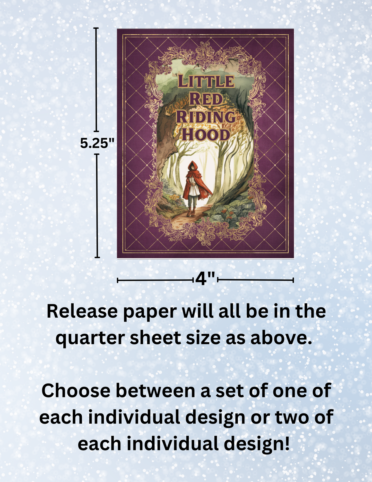 "Grimm's Fairytale Books" Premium Diamond Painting Release Papers