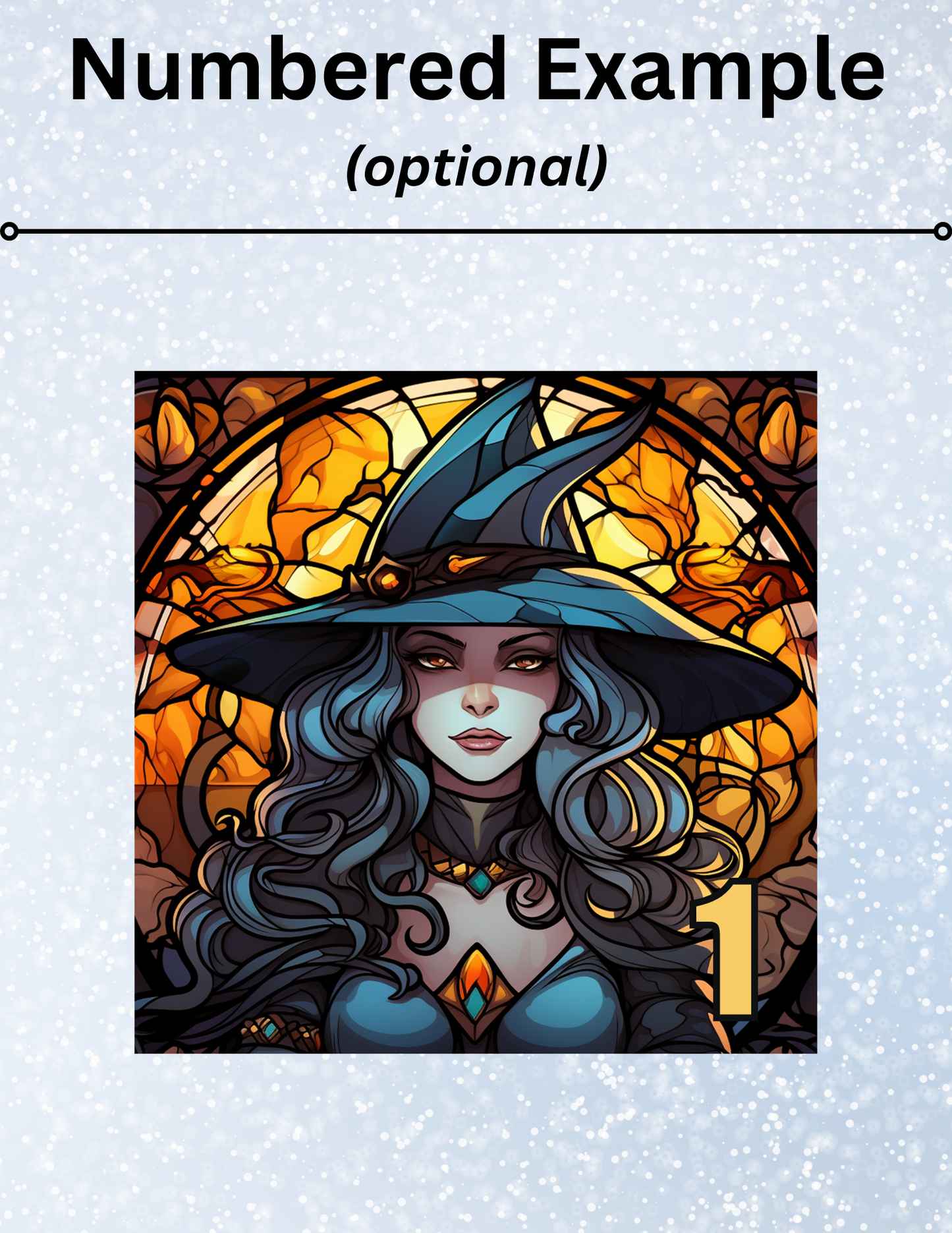 "Stained Glass Witches" Decorative Diamond Painting Release Papers