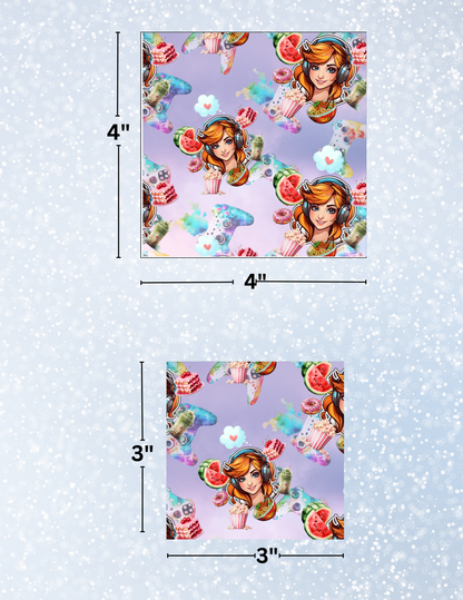 "Gamer Food" Decorative Diamond Painting Release Papers