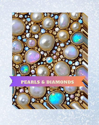 "Pearls & Diamonds" Decorative Diamond Painting Release Papers