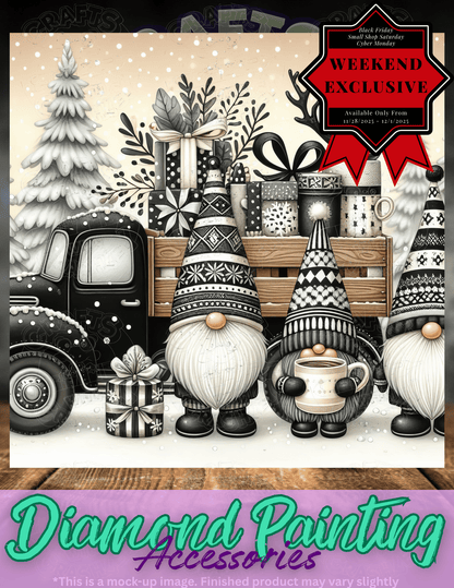 "Classic Christmas Gnomes" Premium Accessories for Diamond Painting