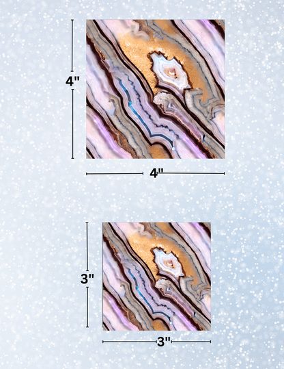 "Close Up Marble" Decorative Diamond Painting Release Papers