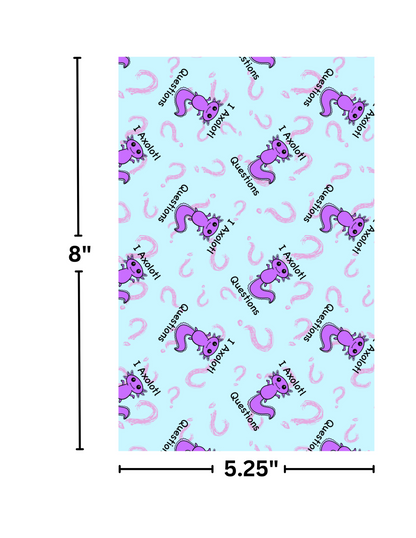 "I Axolotl Questions" by Mrs Coffee Decorative Diamond Painting Release Papers