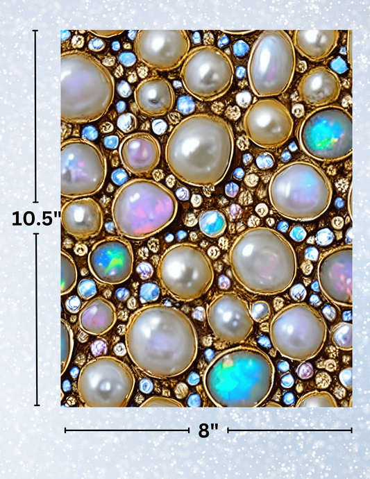 "Pearls & Diamonds" Decorative Diamond Painting Release Papers