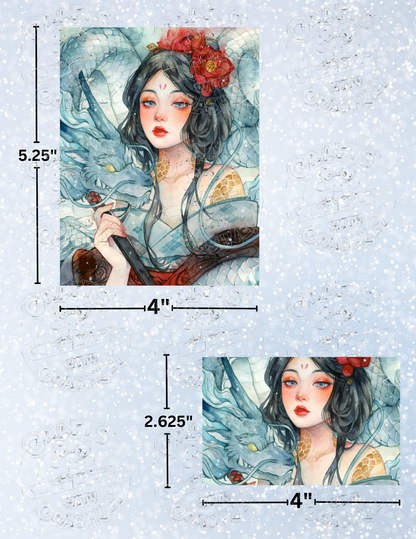 "Dragon Spirit" By ©Margaret Morales Decorative Diamond Painting Release Papers