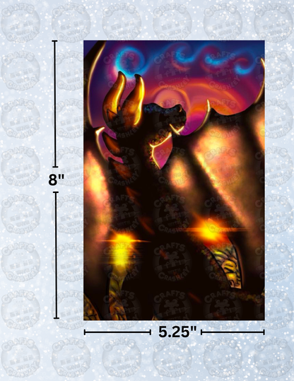 "Sunset Silhouette" by Emma Casey Decorative Diamond Painting Release Papers