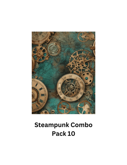 Steampunk Build Your Own Pack Premium Decorative Release Papers