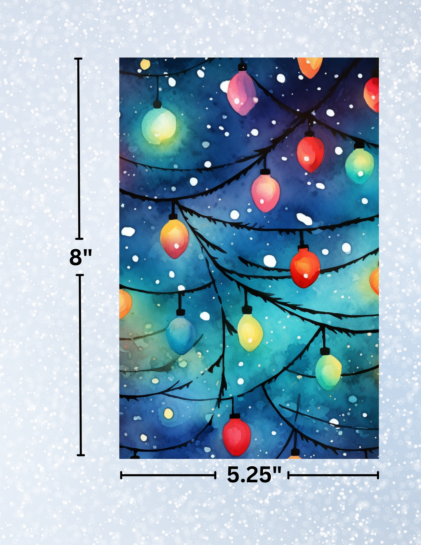 "Christmas Lights" Decorative Diamond Painting Release Papers