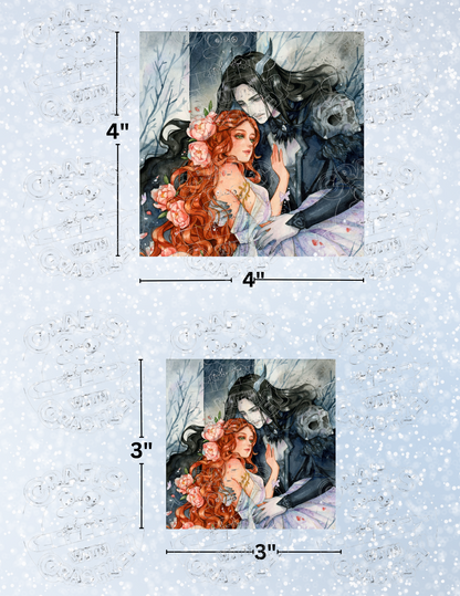 "Hades and Persephone" By ©Margaret Morales Decorative Diamond Painting Release Papers