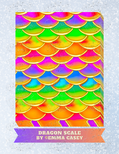 "Dragon Scale" by Emma Casey Decorative Diamond Painting Release Papers
