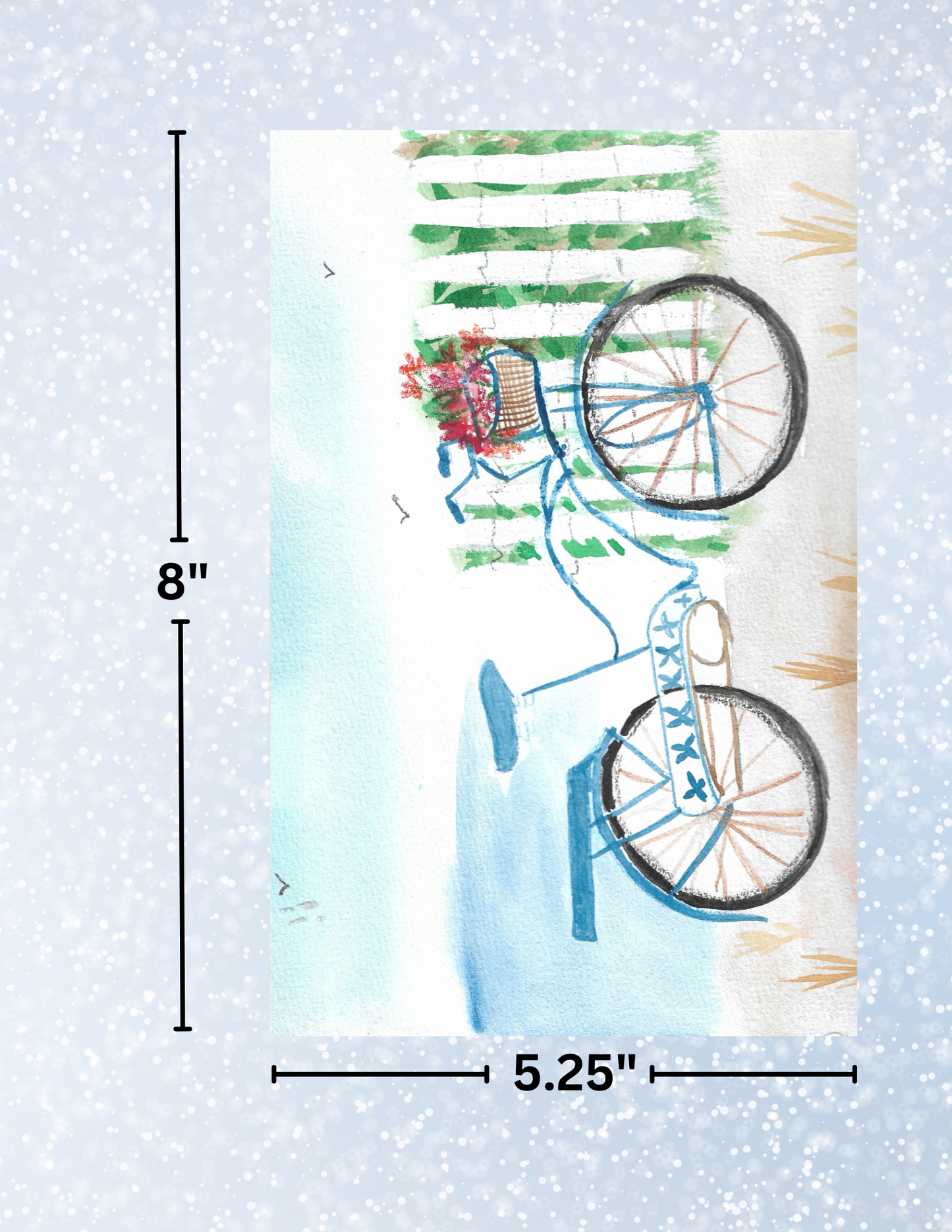 "Beach Cycling" by Crafting Journey Decorative Diamond Painting Release Papers