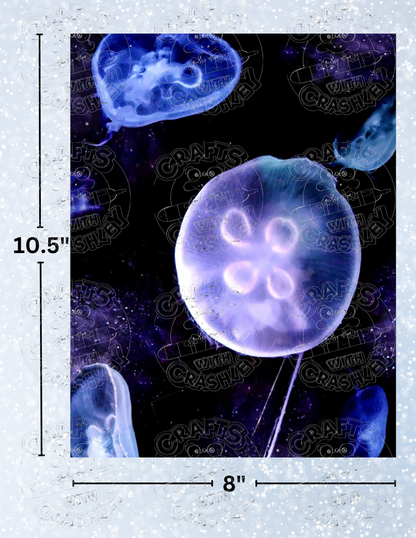 "Jellyfish Nebula" by Kaleena Kollmeier Decorative Diamond Painting Release Papers