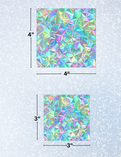 "Holographic Glass" Decorative Diamond Painting Release Papers