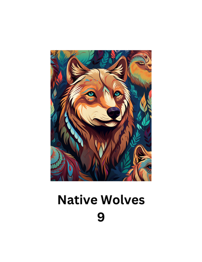 Wolves Build Your Own Pack Premium Decorative Release Papers