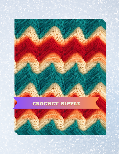 "Crochet Ripple" Decorative Diamond Painting Release Papers