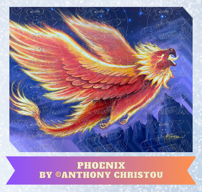 "Phoenix" By ©Anthony Christou Decorative Diamond Painting Release Papers
