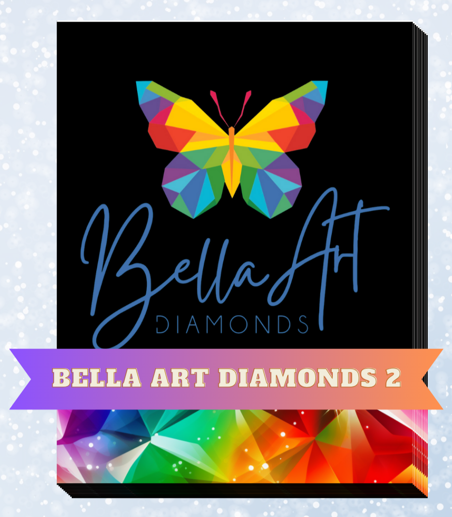 "Bella Art Diamonds 2" Decorative Diamond Painting Release Papers