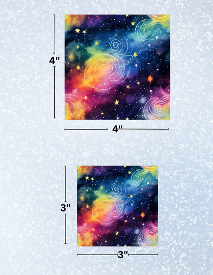 "Space Swirls" Decorative Diamond Painting Release Papers