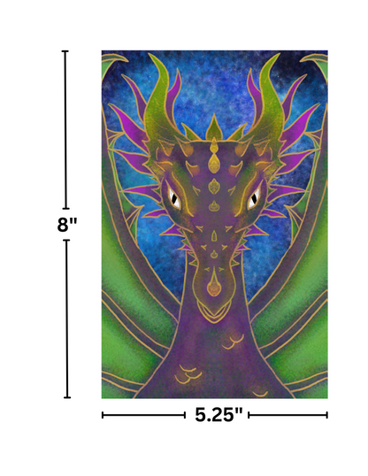 "Gulleldur The Dragon" by Kaleena Kollmeier Decorative Diamond Painting Release Papers