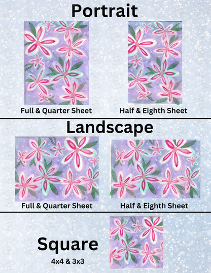 "Blossoming Spring" By Crafting Journey Decorative Diamond Painting Release Papers
