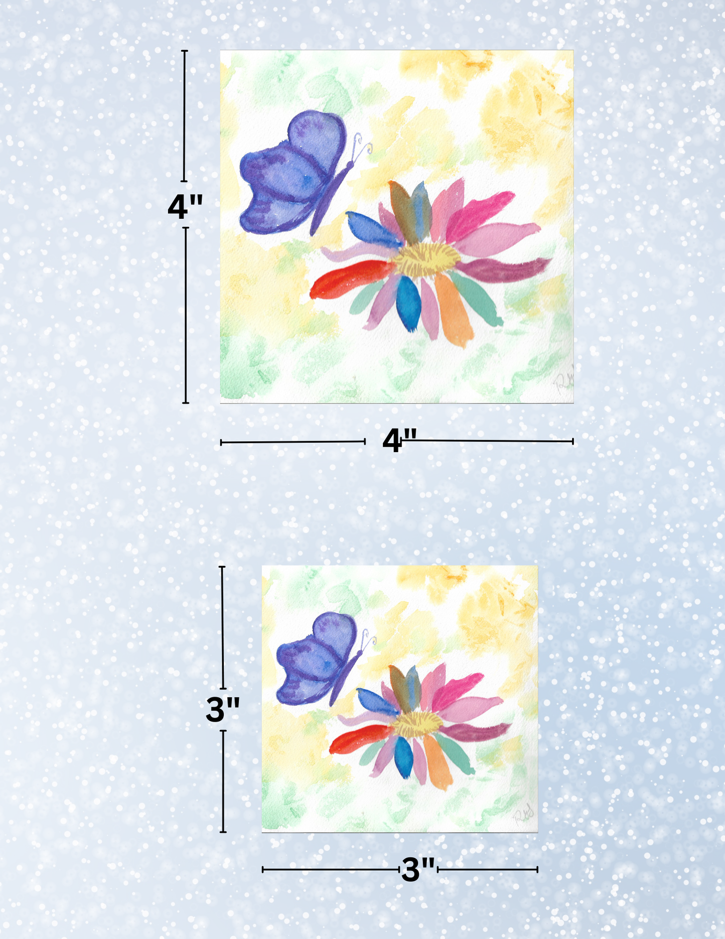 "Curious Butterfly" By Crafting Journey Decorative Diamond Painting Release Papers