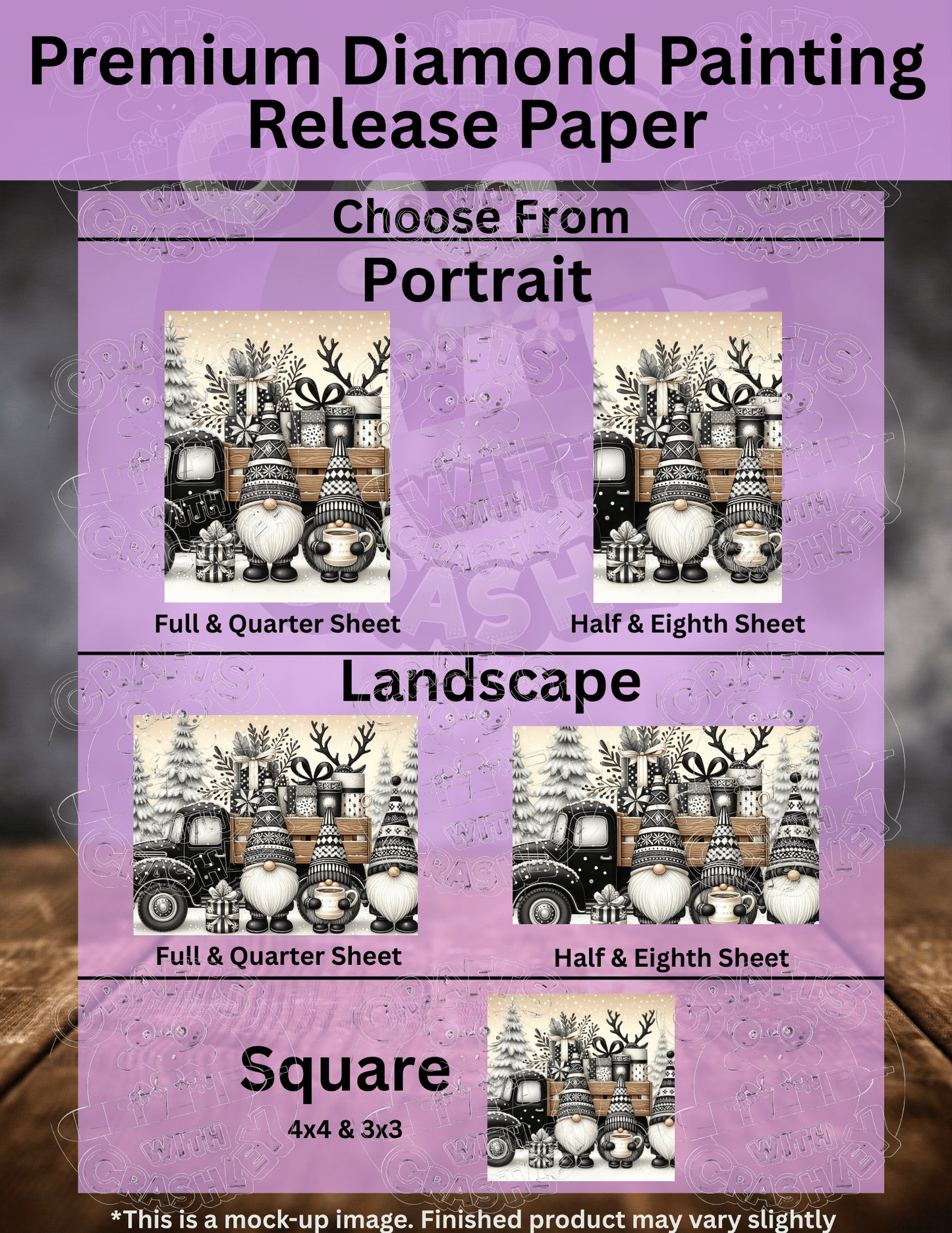 "Classic Christmas Gnomes" Premium Accessories for Diamond Painting