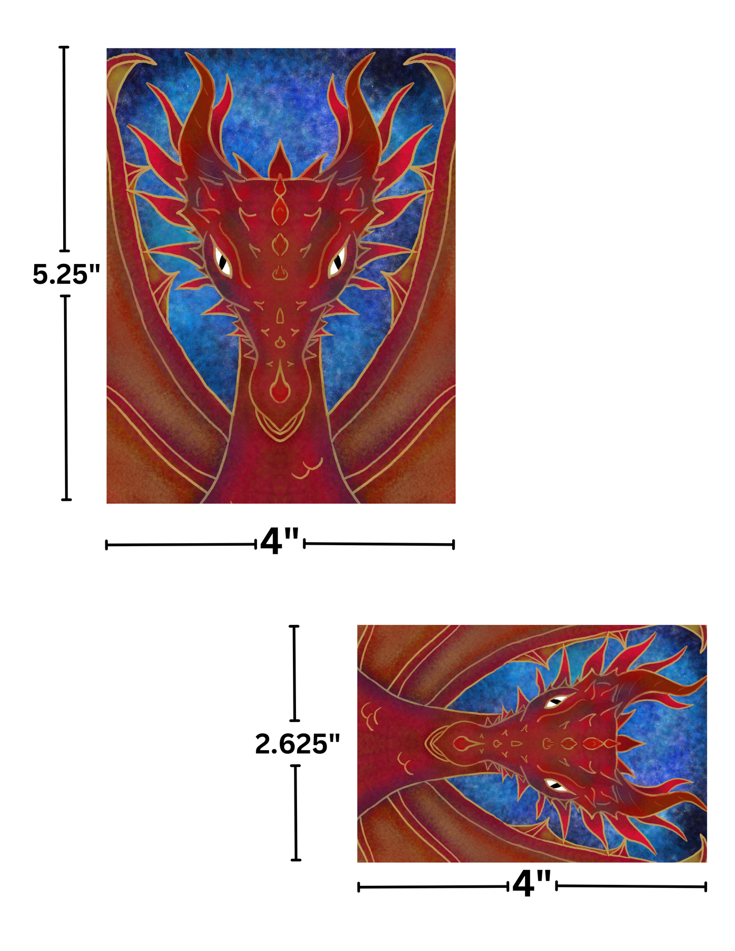 "Drekeldi The Dragon" by Kaleena Kollmeier Decorative Diamond Painting Release Papers