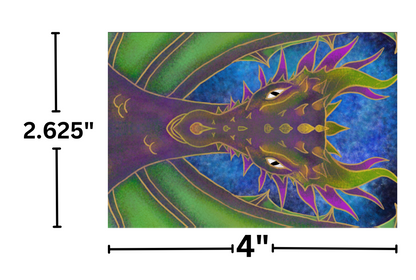 "Gulleldur The Dragon" by Kaleena Kollmeier Decorative Diamond Painting Release Papers