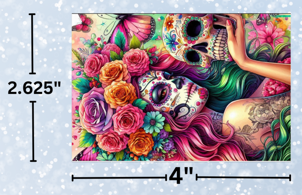 "Sugarskull Fairy" Decorative Diamond Painting Release Papers