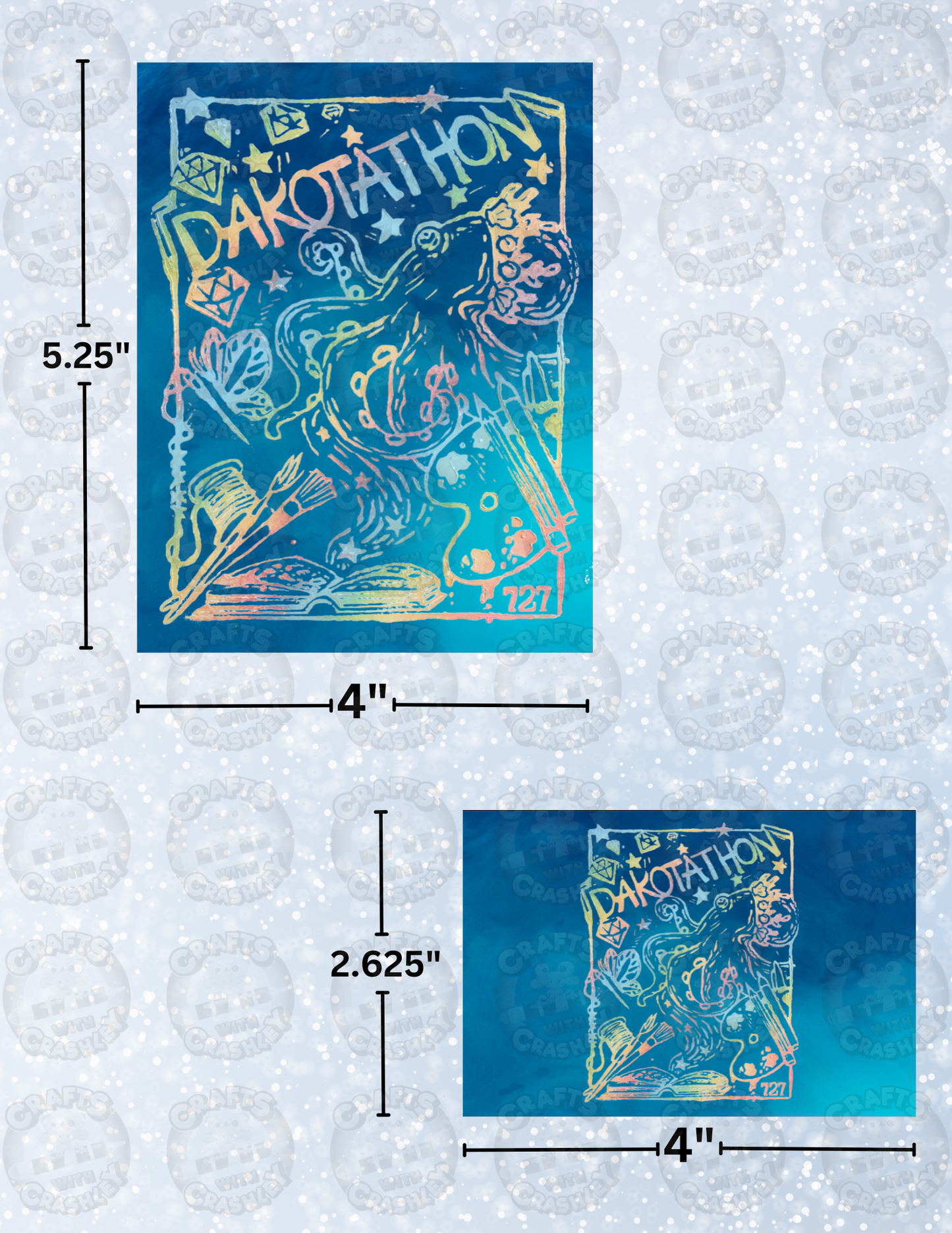 "Dakotathon 2" by ©Dakota Daetwiler Decorative Diamond Painting Release Papers