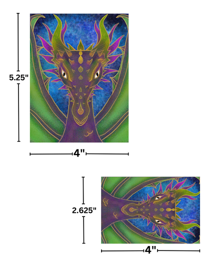 "Gulleldur The Dragon" by Kaleena Kollmeier Decorative Diamond Painting Release Papers