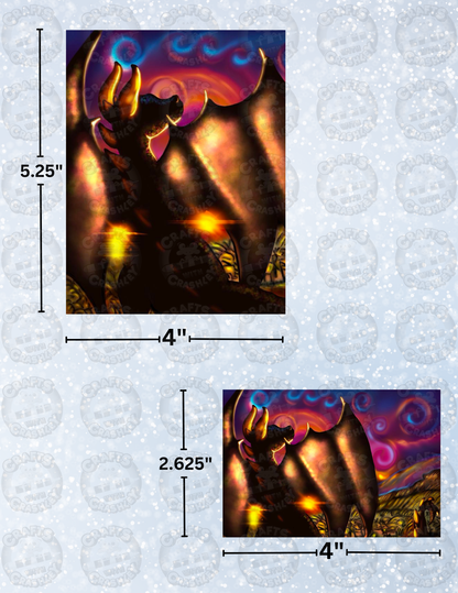 "Sunset Silhouette" by Emma Casey Decorative Diamond Painting Release Papers