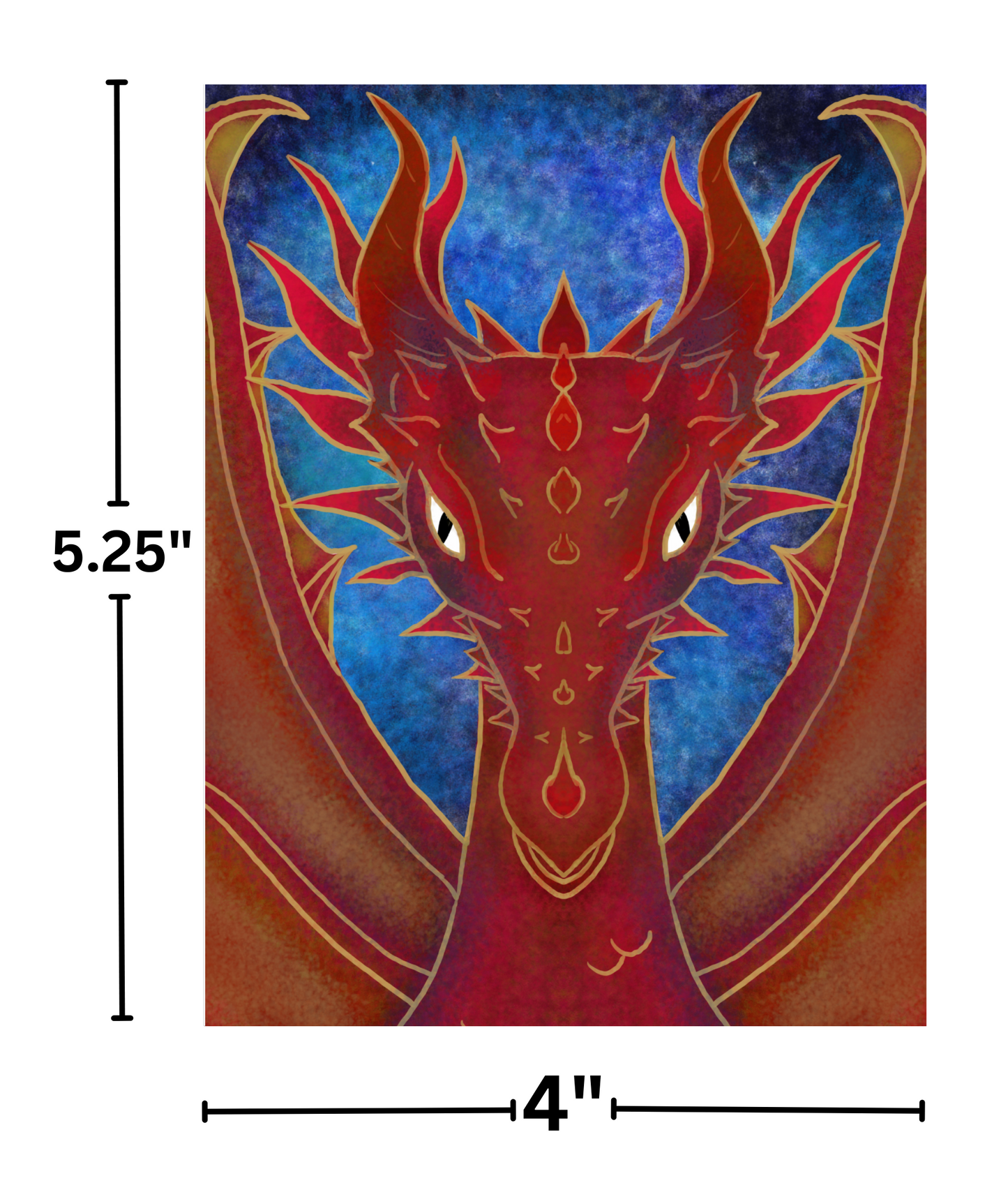 "Drekeldi The Dragon" by Kaleena Kollmeier Decorative Diamond Painting Release Papers