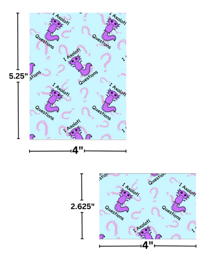 "I Axolotl Questions" by Mrs Coffee Decorative Diamond Painting Release Papers