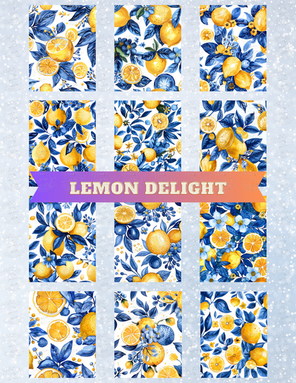 "Lemon Delight" Decorative Diamond Painting Release Paper